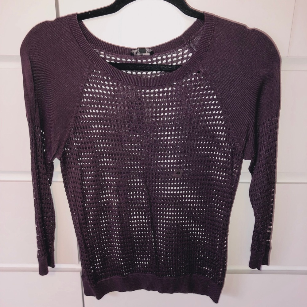 Express size Xs purple top NWT